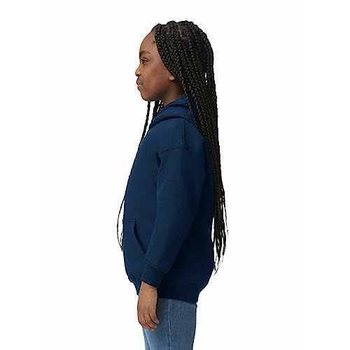 image for Gildan Youth Hoodie Sweatshirt, Style G18500B, Navy, X-Large