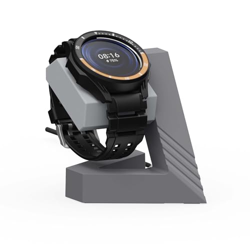 Sikai スタンド for Xiaomi Watch S4/S3/S2/2 Proに対応 for Xiaomi S4/S3/S2/2 Proスマートウォッチ用充電スタンド 高い安定性 三角形の安定構造 充電ケーブルを収納 滑り止め 簡単な組み立て (グレー)