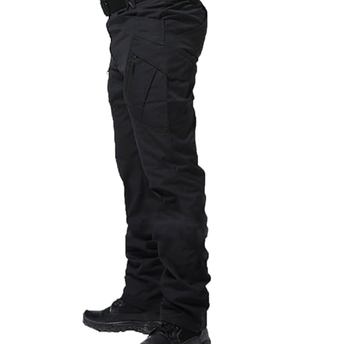 Cargo Pants for Men Outdoor Hiking Tactical Work Pants Multi-Pocket Straight Leg Plus Size Mens Combat Pants3