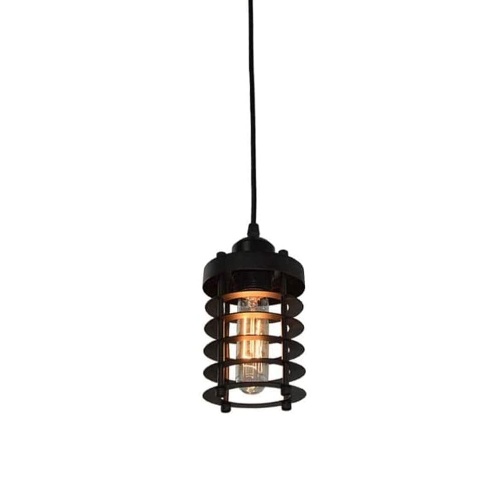 LANTANB American Retro Industrial Wrought Iron Chandelier,Flush Mount Ceiling Lighting Fixtures,Personality Single Head Pendant Lamp,Pastoral Balcony Decoration Hanging Light
