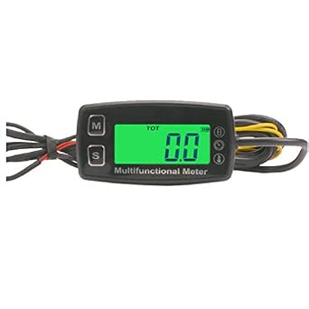 Compteur Horaire Étanché IP68 Pour Moto, Motocross, Quad, Motoneige – Sans Pile, Connexion Bougie