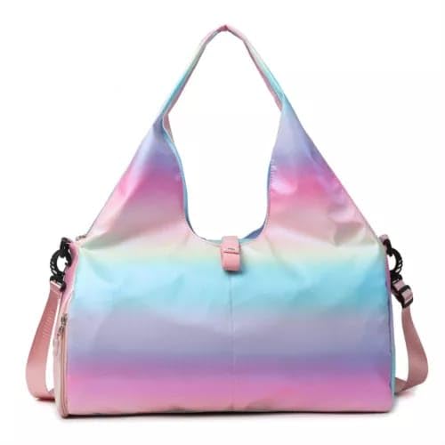 New White,Blue,Pink Color Travel Shopping GYM Duffle Bag For Elder Girls Best Birthday Gift For Girls,Best Rakhi Gift For Her-image-0