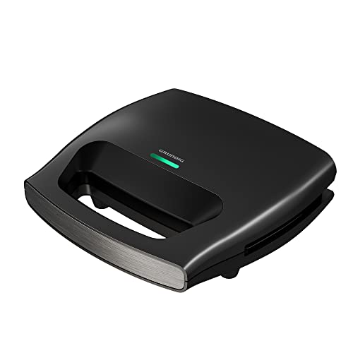 Foto von Grundig SWM2940 SWM 2940 Sandwichmaker, Schwarz-Metallic/Edelstahl
