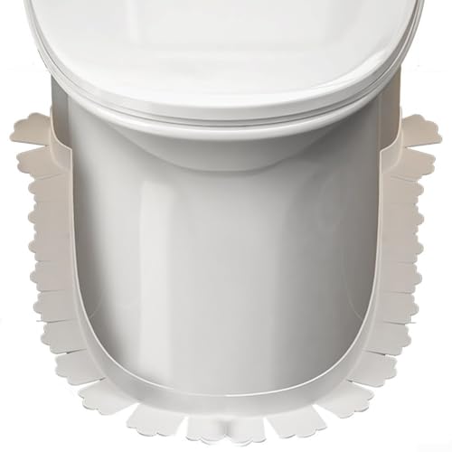 babominimer Cinta de sellado impermeable de PVC para inodoros y fregaderos, tira de calafateo de baño con diseño fácil de cortar y limpiar, 0.5 m de longitud, blanco o transparente (blanco)