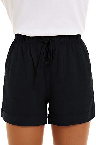 NEYOUQE Womens Basketball Shorts Match Sweats Panties Sexy Match Tunic Women's ski Big Short Pants for Jackets for Women Running Short Sleeve Shirts Tops Maternity Dress Shots Ladies Shorts Black XXL