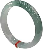 CFWSHJ Jade-Armband, natürliche, durchscheinende Jade-Armreifen, türkisfarbene schwebende...