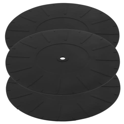 ERINGOGO Turntable Accessory Anti-static Recorder Slipmat Silicone Vinyl Record Pad 3pcs Set