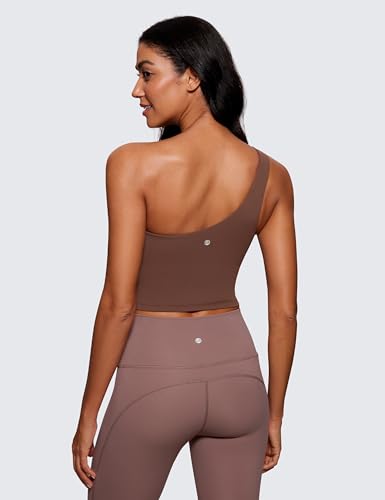Image of CRZ YOGA Butterluxe One Strap Crop Tank Tops