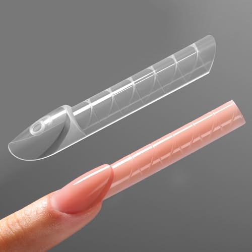 ImMaster 3D Reverse French Dual Form,150pcs Magic Caps Zone French Nail Dual Form for Beginners & Pros (IM111)