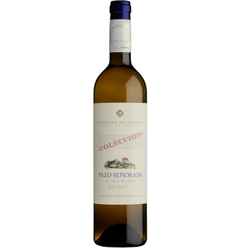 Pazo Señorans – Vino Blanco Albariño Colección | 100 % Albariño | 12,5 % vol. | 5 meses sobre lías + 30 meses en botella | Elegante y complejo - 1 Botella 75cl