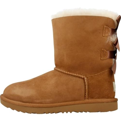 UGG MINI BAILEY BOW II Botte à enfiler Mixte enfant Noisette 26 EU