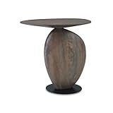 Signature Design by Ashley Cormmet Industrial Accent Table with Metal Base, Dark Brown & Black