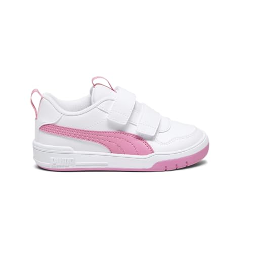 PUMA Kids Girls Multiflex Sl V Slip On Sneakers Shoes Casual - Pink, White - Size 2.5 M