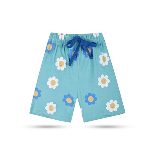 Image of T2F Girls Cotton Printed Shorts (Pack of 5)