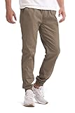 Livonmone Jogginghose Herren Trainingshose Jogger Hose Slim Fit Cargohose Sporthose Herren Lang Sportswear für Männer Verstellbarer Gürtel mit Taschen (Braun, L)