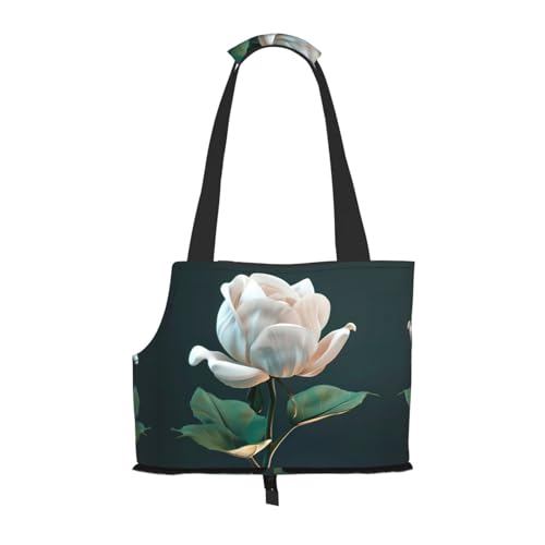 Sac de transport 3D au design floral haut de gamme pour chat