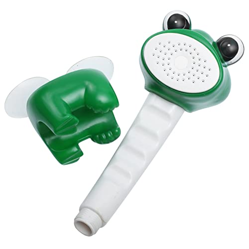 Alipis Pommeau De Douche À Main Compact Avec Double Ventouse Pour Enfants Salle De Bain Douchette Portable Facile À Fixer