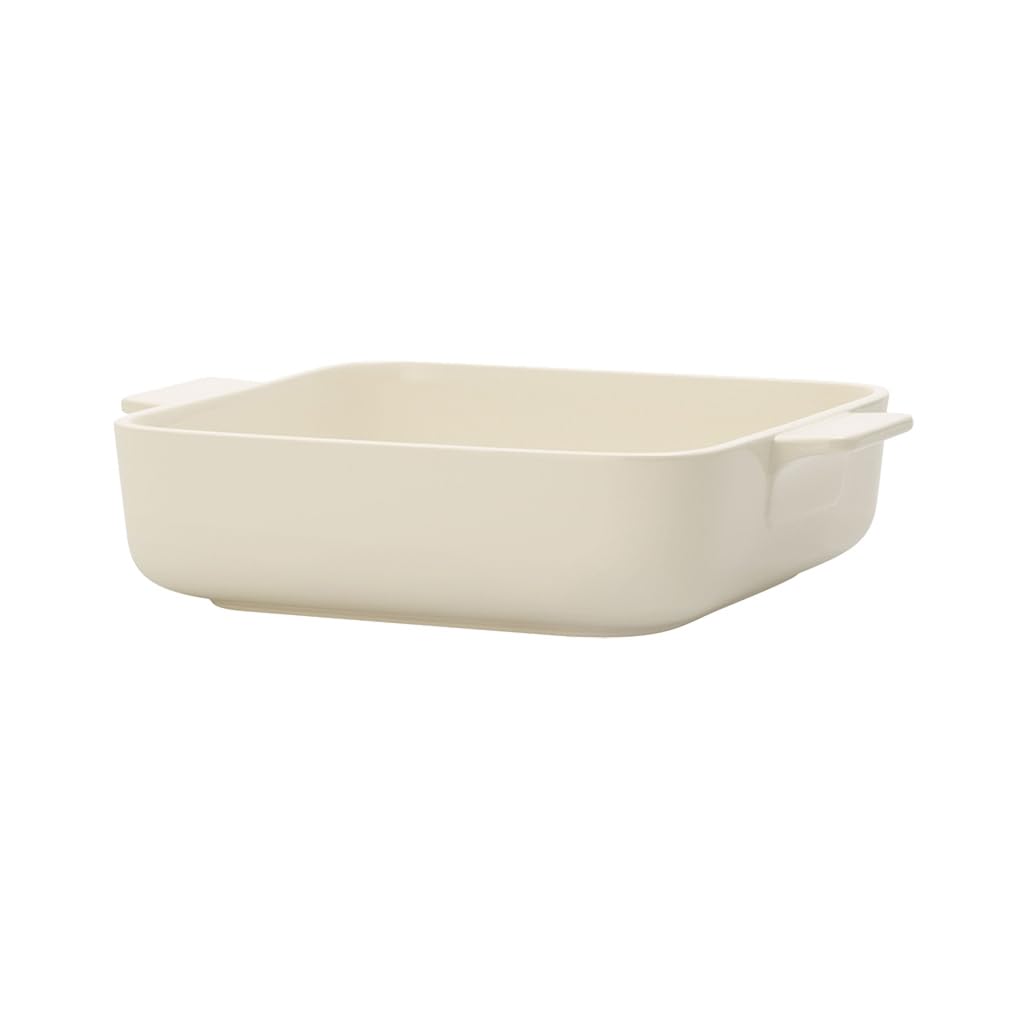 Villeroy & Boch Clever Cooking Square Baking Dish, 21 x 21 cm, Premium Porcelain, White