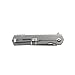 Firebird GANZO FH12-SS Pocket Folding Knife D2 Steel Flip Blade All Steel Handle with Clip Survival Tactical Folder Outdoor Camping EDC Knife (Grey)