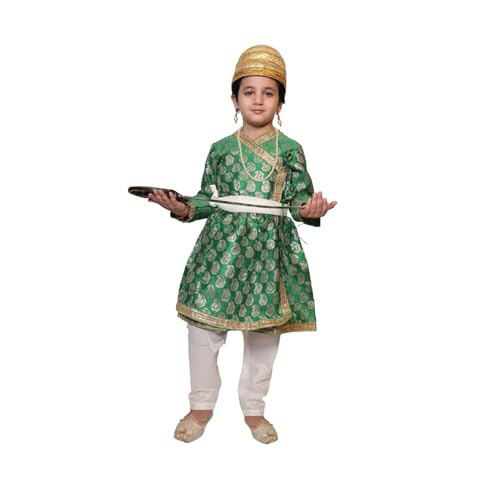 Image of Kaku Fancy Dresses National Heros Freedom Fighters Costumes for Boys & Girls | Independence Day Republic Day Fancy Dress for Schools Plays & Competition | Role Play Politician Costume For Kids