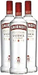 Kit Vodka Smirnoff 998ml 3 unidades