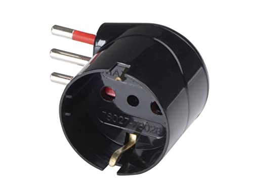 Adattatore schuko 90° salvaspazio