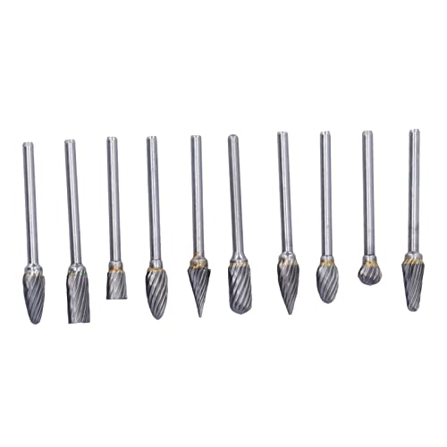 Juego de 10 fresas de carburo de tungsteno para carpintería miniatura 3
