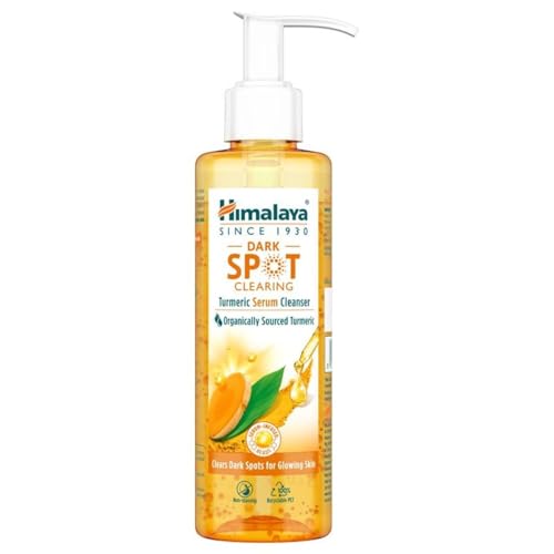 Image of Himalaya Turmeric Serum Cleanser | Niacinamide + Vitamin E + Serum Infused Facewash| Clears dark spots for glowing skin | 180ml