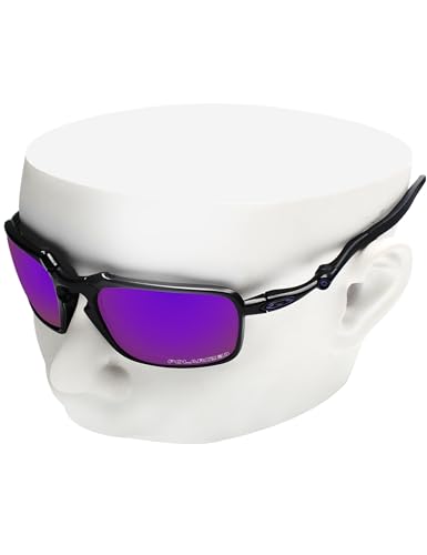 Image of OOWLIT Replacement Lenses Compatible with Oakley Badman OO6020 Sunglass Cosmic Polarized