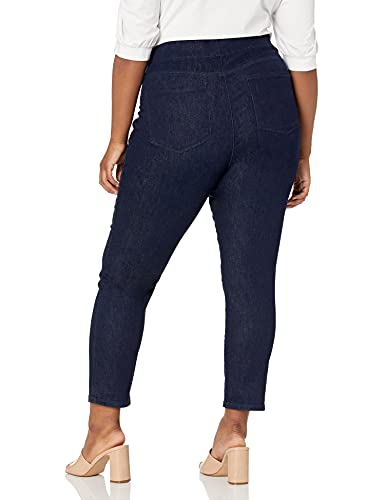 NYDJ Women's Plus Size Pull On Skinny Ankle Jean with Side Slit2