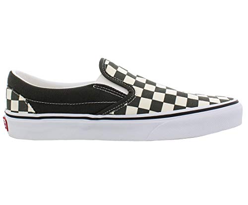 Vans Vans Classic Slip-On Checkerboard, Forest Night/True White Womens 8 / Mens 6.5