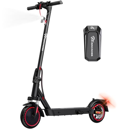 EVERCROSS EV85F E-Scooter mit Straßenzulassung (ABE), Faltbarer Elektroroller für Erwachsene mit APP - 400W Motor, 7,8AH Batterie, 15KG Gewicht, Max Belastung 120 kg, Duales Brems, Zwei Stoßdämpfer