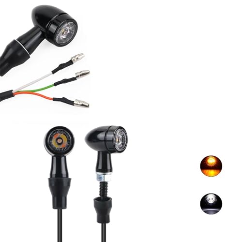 Clignotant pour moto LED multifonction feu stop et lampe de course E32 - 4