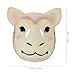 LIOOBO Animal Sheep Mask Masquerade Costume for Stage Performance Realistic Simulated Sheep Head Halloween Prop for Parties and Cosplay
