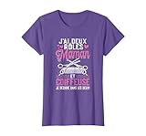 J'ai Deux Rôles Maman Et Coiffeuse! Vous cherchez un joli cadeau pour la fête des mères et votre mère est une Coiffeuse? Offrez ce maillot Coiffeuse comme une drôle de surprise pour la fête des mères pour la meilleure maman du monde!