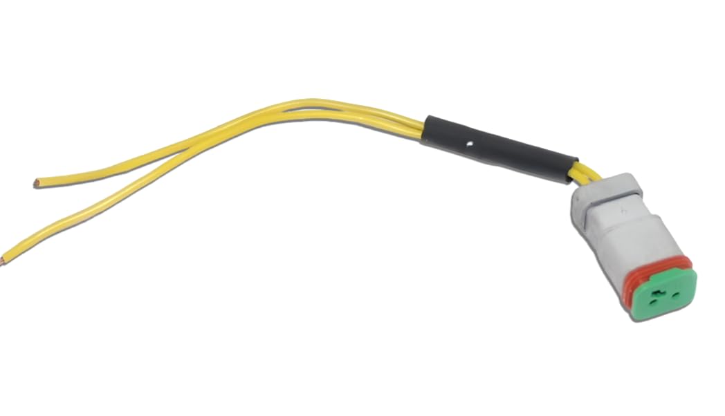 Connecteur Pigtail JCB 25/103000 Étanche Anti-Vibration à Pin Rond