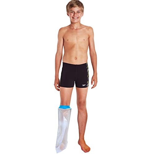 Image of Waterproof Leg Cast Cover Child for Shower Bath,Wound Barrier Bandage Protector, Watertight Cast Bag for Kids Wound Foot Knee Ankle,Part Away from Moisture, Keep Casts and Bandage Dry(Medium)