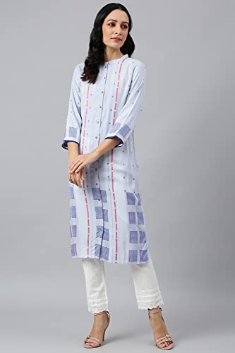 Image of W for Woman Viscose Women's A-Line Flared Kurta