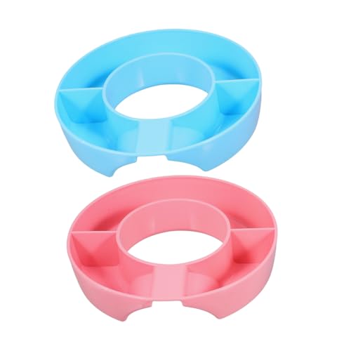 TOPPERFUN 2 Piezas Plato De Merienda Bandejas De Snacks Con Compartimentos Bandeja Para Servir Accesorios Para Bocadillos Bandejas De Bocadillos Plato De Bocadillo Platos De Merienda Páginas