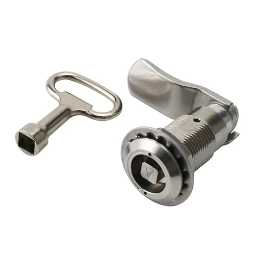 Serrure d'angle rotative inox 304 pour fixation de porte robuste - 5