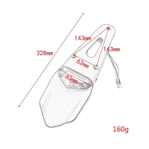 Feu stop LED moto pour remplacer une optique cassée - 7