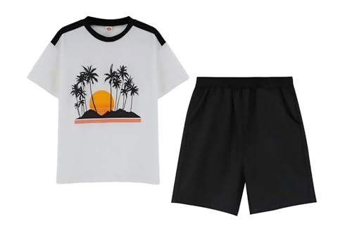 Image of GERU Oversize Boys Summer Sets Short Sleeve Top+Shorts (order a size down)