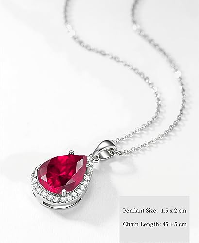 VONSSY Collana con ciondolo ovale classico con