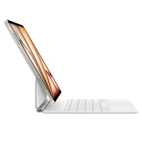 Apple Magic Keyboard: Keyboard and Case for iPad Air 13-inch (M2, M3, and M4), US English — White - image 4