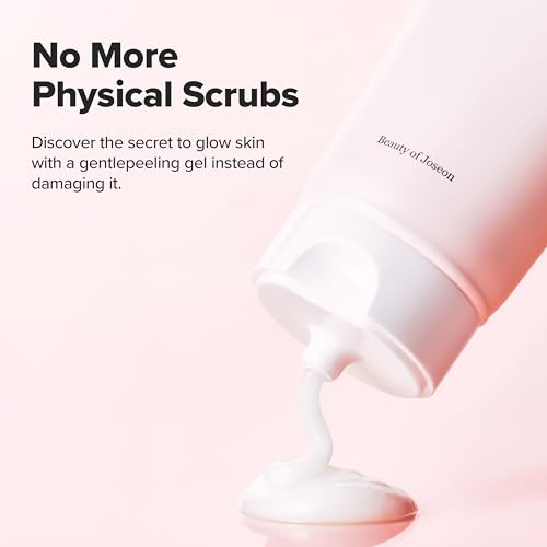 Beauty of Joseon Apricot Blossom Peeling Gel Soft Exfoliating Face and Body Scrub Dead Skin Cells Remover for All Skin Types, Korean Skincare for Men Women, 100ml, 3.38 fl.oz