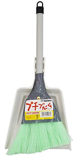 高砂(Elfin-takasago) ほうき プチブルーム ちりとり 付き ナイロン 玄関 掃除