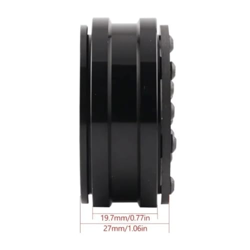 Jante 1.9 Pouces en Carbone pour RC Crawler 1/10 Beadlock - 2