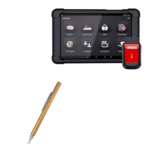 BoxWave Stylus Pen Compatible with Ancel X6 (10.1 in) - FineTouch Capacitive Stylus, Super Precise Stylus Pen - Champagne Gold