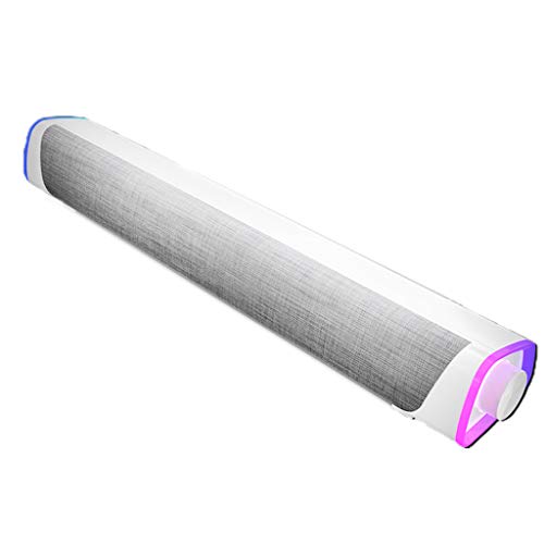 kdjsic Barra de Sonido Envolvente 3D Altavoz Bluetooth 5.0 Altavoces de computadora con Cable Subwoofer est�reo Barra de Sonido para computadora port�til PC Teatro TV