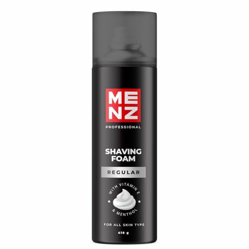 Image of MENZ Shaving Foam For Men 418gm | Shaving Foam With long lasting Fresh Fragracne Menthol Foam With Tea Tree oil vitamin E (Pack Of 1)